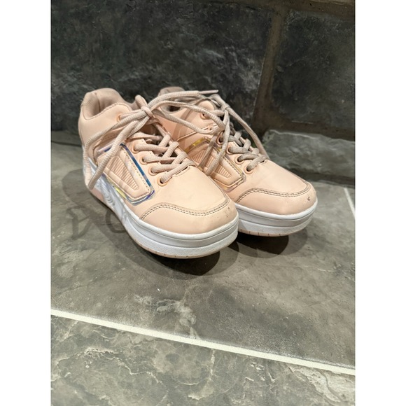 Miya-Miya Roller Skate Shoes Girl's Pink Kids Size 1 Adjustable Rollers Button - Picture 4 of 16